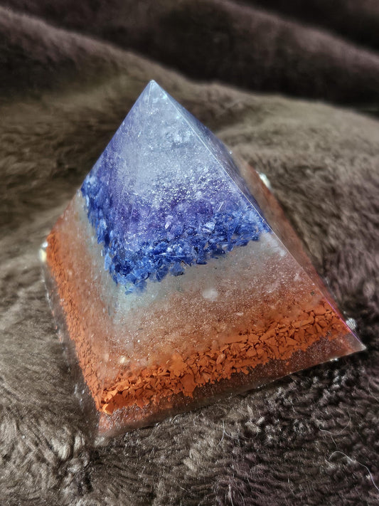 Crystal Resin Chakra Pyramid