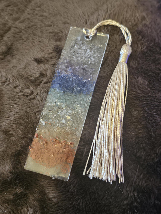 Crystal Resin Chakra Bookmark